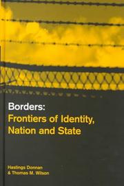 Cover of: Borders by Hastings Donnan, Thomas M. Wilson