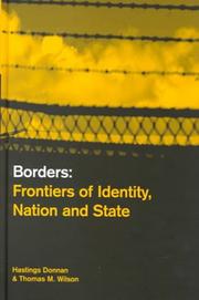 Cover of: Borders: Frontiers of Identity, Nation and State