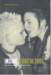 Cover of: Inside Subculture: The Postmodern Meaning of Style (Dress, Body, Culture)