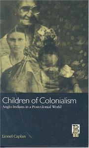 Cover of: Children of colonialism by Lionel Caplan