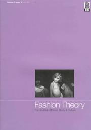 Cover of: Fashion Theory: Volume 1, Issue 2: The Journal of Dress, Body and Culture (Fashion Theory)