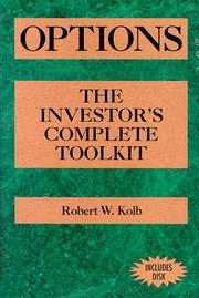 Cover of: Options: the investor's complete toolkit