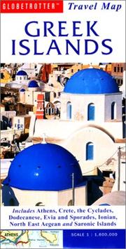 Cover of: Greek Islands Travel Map by Globetrotter