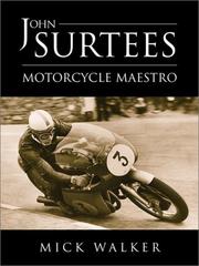 Cover of: John Surtees by Mick Walker