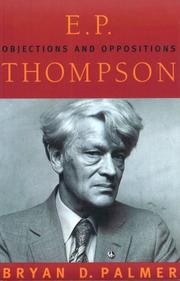 Cover of: E.P. Thompson by Bryan D. Palmer