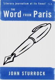 Cover of: The Word from Paris by John Sturrock