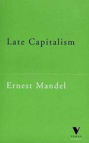 Cover of: Late Capitalism (Verso Classics, 23)
