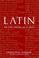 Cover of: Latin or the Empire of a Sign