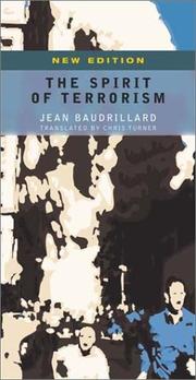 Cover of: The spirit of terrorism by Jean Baudrillard