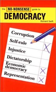 Cover of: The No-Nonsense Guide to Democracy (The No-Nonsense Guides)