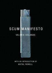 Cover of: SCUM Manifesto by Valerie Solanas