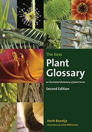 Cover of: The Kew Plant Glossary by Henk Beentje