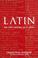 Cover of: Latin, or, The empire of the sign