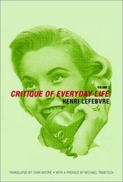 Cover of: Critique of Everyday Life, Volume II | Henri Lefebvre