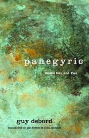 Cover of: Panegyric, Volumes 1 and 2 by Guy Debord