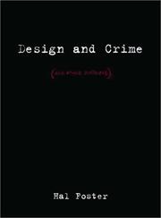 Cover of: Design and Crime and Other Diatribes