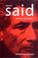 Cover of: Edward Said