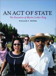 Cover of: An Act of State: The Execution of Martin Luther King