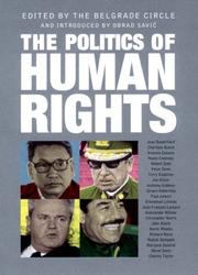 Cover of: The politics of human rights