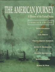 Cover of: American Journey The: A History of the United States-Combined