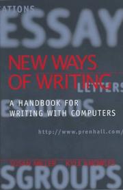 Cover of: New ways of writing by Susan Miller