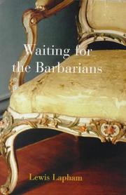 Cover of: Waiting for the barbarians