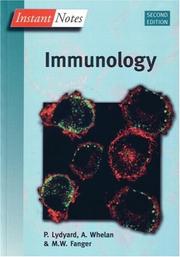 Cover of: Instant Notes in Immunology (Instant Notes) by Peter Lydyard