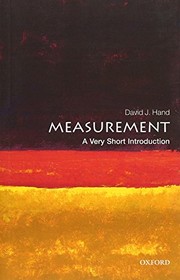 Cover of: Measurement by David J. Hand