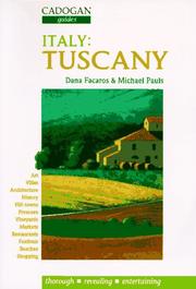 Cover of: Cadogan Italy Tuscany (1996) by Dana Facaros, Michael Pauls