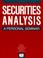 Cover of: Securities analysis