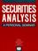 Cover of: Securities Analysis