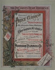 Cover of: The druggists' ready reference by Morrisson, Plummer & company, Chicago. [from old catalog]