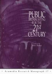 Cover of: Public Broadcasting for the 21st Century (Acamedia Research Monograph)