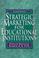 Cover of: Strategic marketing for educational institutions
