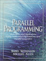 Cover of: Parallel Programming by Barry Wilkinson, Michael Allen