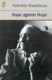 Cover of: Hope Against Hope (Harvill Press Editions) by Nadezhda Mandel'shtam