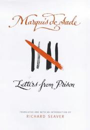 Cover of: Letters From Prison by Marquis de Sade