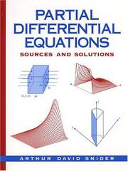 Cover of: Partial differential equations by Arthur David Snider