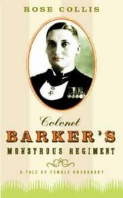 Cover of: Colonel Barker's monstrous regiment: a tale of female husbandry