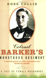Cover of: Colonel Barker