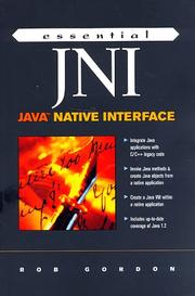 Cover of: Essential JNI: Java Native Interface