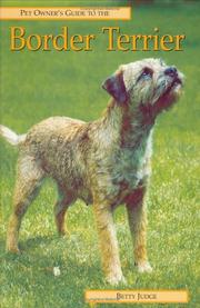Cover of: BORDER TERRIER (Pet Owner's Guide)