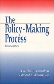 Cover of: The policy-making process by Charles Edward Lindblom