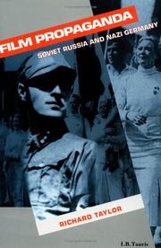 Cover of: Film Propaganda: Soviet Russia and Nazi Germany (Cinema and Society)