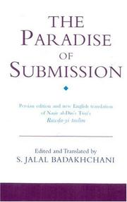 Cover of: Paradise of submission by Naṣīr al-Dīn Muḥammad ibn Muḥammad Ṭūsī