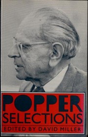 Cover of: Popper selections by Karl Popper