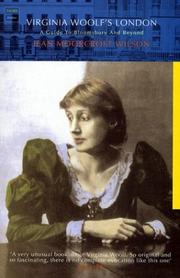 Cover of: Virginia Woolf's London by Jean Moorcroft Wilson