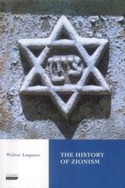 Cover of: The History of Zionism by Walter Laqueur