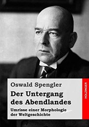 Cover of: Untergang des Abendlandes