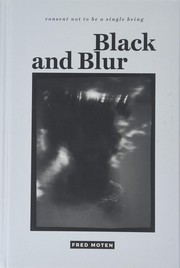 Cover of: Black and Blur by Fred Moten
